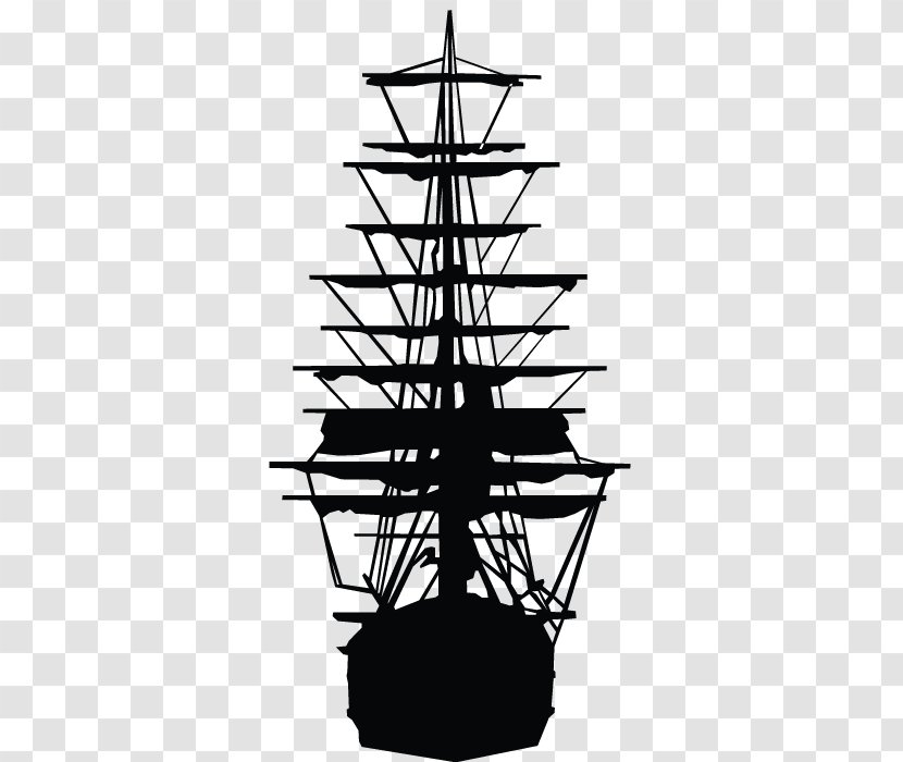 Sailing Ship Vector Graphics Silhouette Image - Tanker Transparent PNG