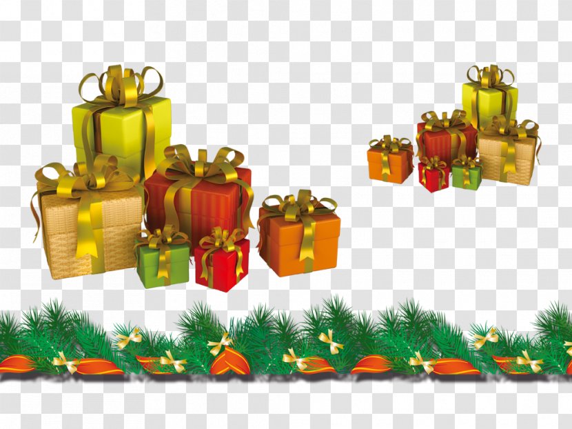 Gift Box - Christmas Elements Transparent PNG