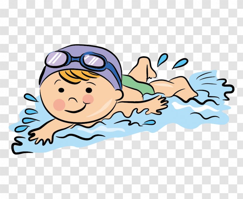 Clip Art Swimming Drawing Illustration Cartoon - Nager Transparent PNG