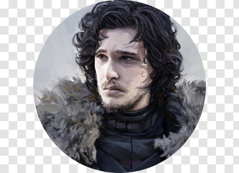 Portrait Jon Snow Art Commission Game Of Thrones Transparent PNG