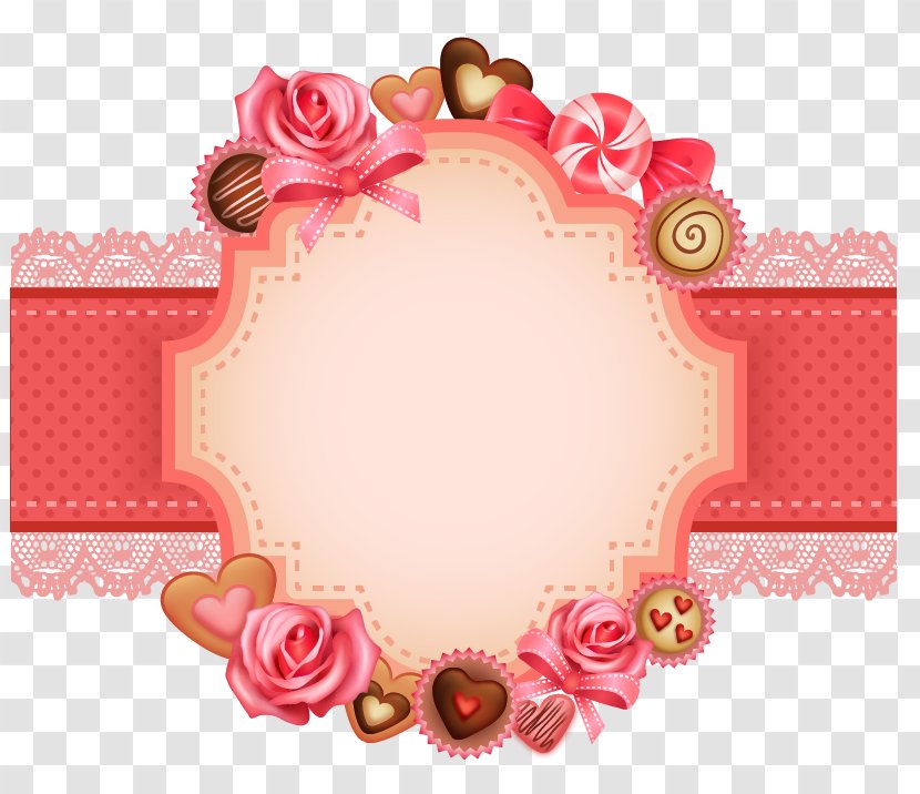 Vector Hand-painted Lace And Sugar Stars - Flower Arranging - Peach Transparent PNG
