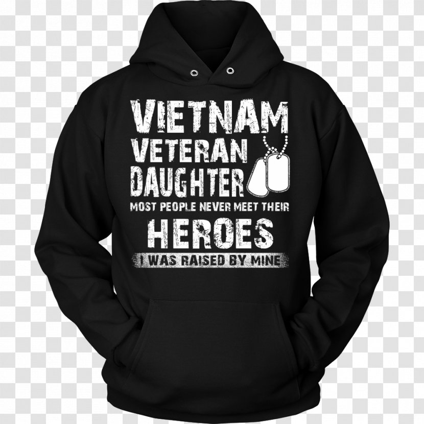 Long-sleeved T-shirt Hoodie Vietnam Veteran - Outerwear Transparent PNG