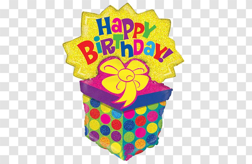 Birthday Cake Happy To You Balloon Wish - Helium - Joyeux Anniversaire Transparent PNG