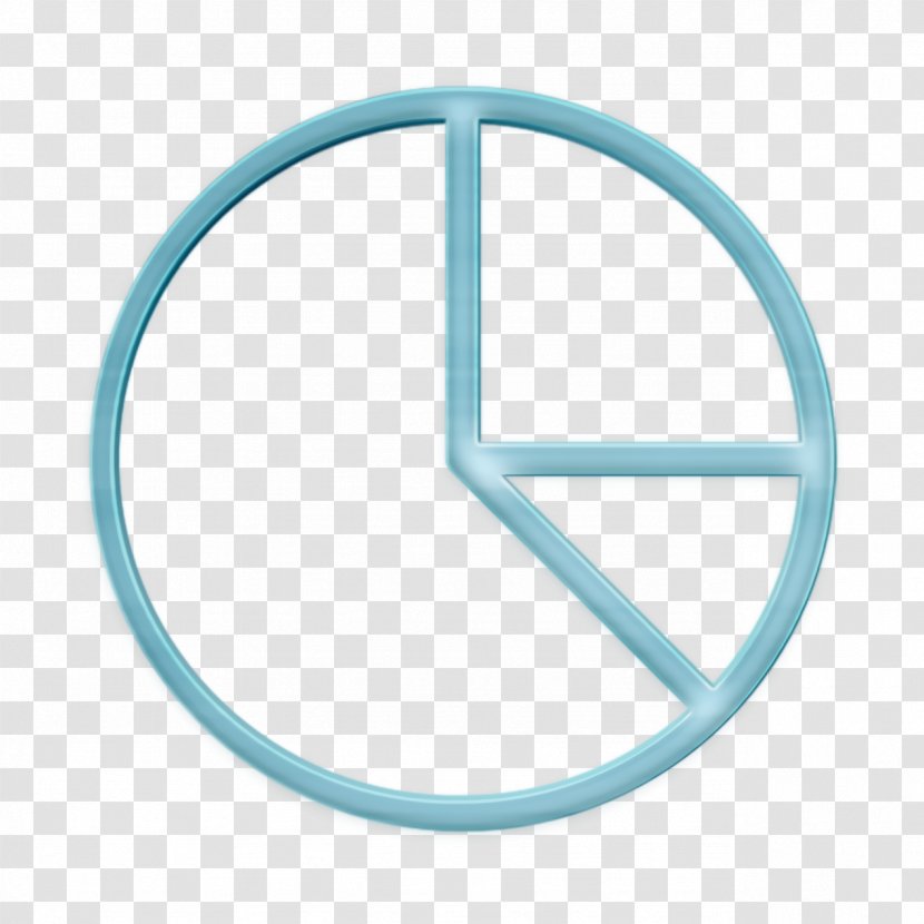 Chart Icon Essential Object - Aqua - Oval Symbol Transparent PNG