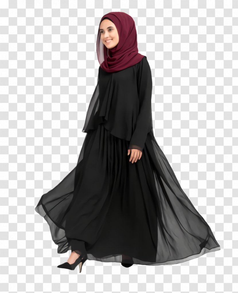 Dress Outerwear Costume Sleeve Neck - Hood Transparent PNG