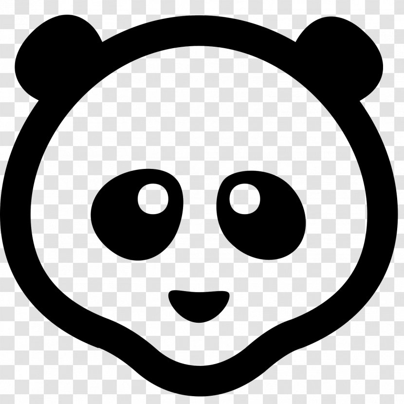 Giant Panda Cute Clip Art - Snout - Tzu Vector Transparent PNG