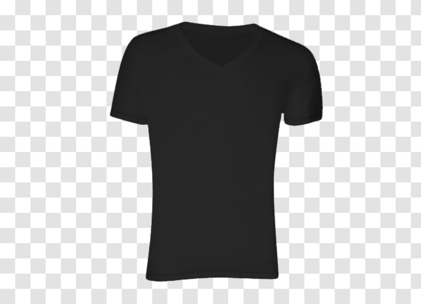 T-shirt Clothing Crew Neck Esprit Holdings - Black Transparent PNG