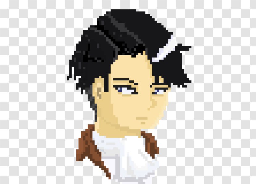 Eren Yeager Attack On Titan Pixel Art Levi - Nose - Parched Transparent Image Transparent PNG