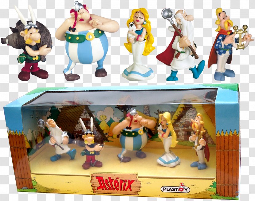 Figurine Obelix Asterix Assurancetourix Getafix - Action Toy Figures Transparent PNG