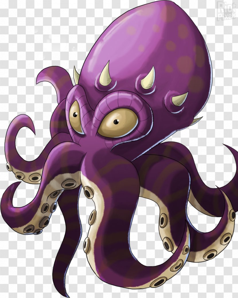 Octopus Cephalopod Animated Cartoon Legendary Creature - Organism - Gryphon Transparent PNG