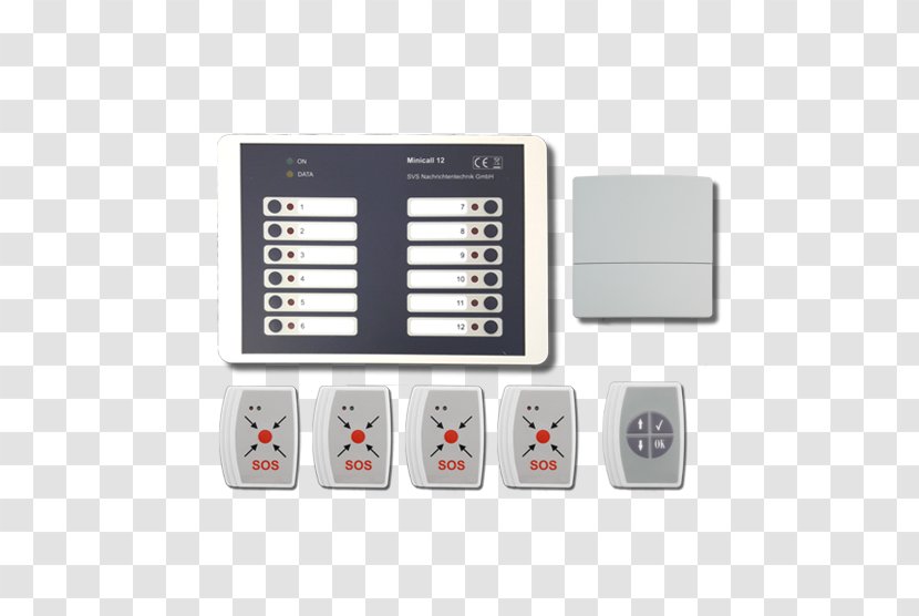 Television Emergency Telephone Number Minicall Gratis - Alarm Device - Zimmer Transparent PNG