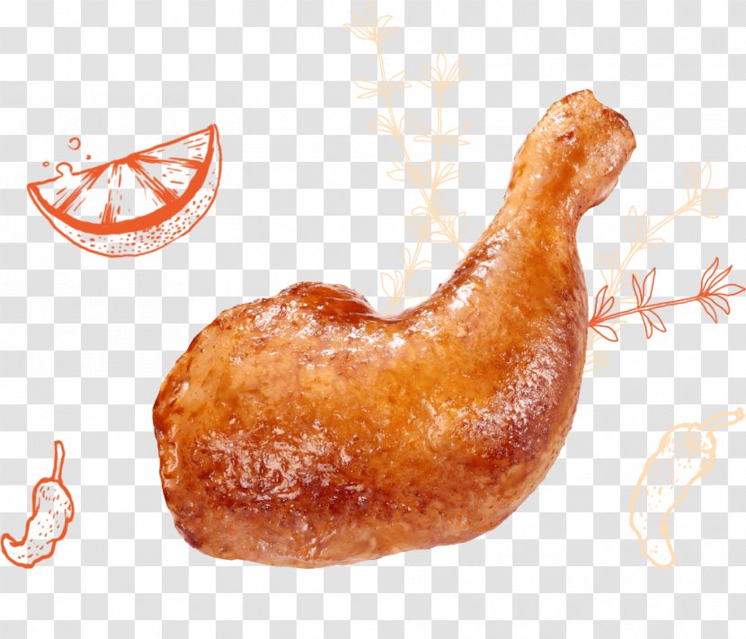 Deep Frying Food - A Roasted Chicken Transparent PNG