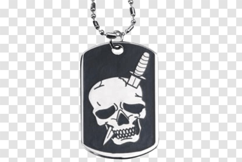 Locket T-shirt Necklace Charms & Pendants Jewellery - Costume Jewelry - Skull Tag Transparent PNG