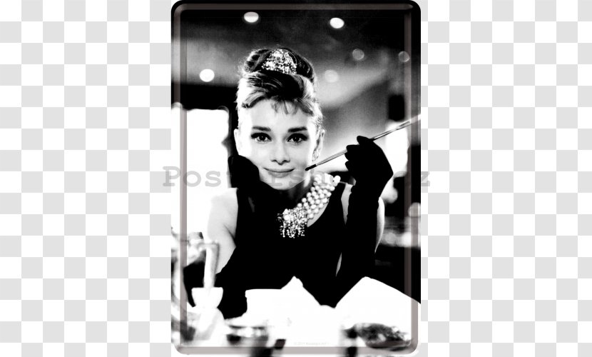 Audrey Hepburn Breakfast At Tiffany's Holly Golightly Film Poster - Truman Capote - Tiffanys Transparent PNG