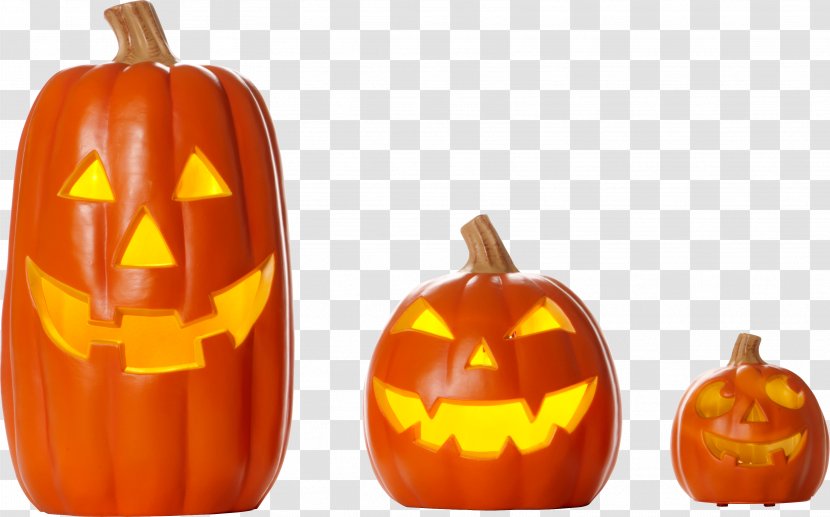 Jack-o-lantern Calabaza Cucurbita Maxima Pumpkin Halloween - Fruit Transparent PNG