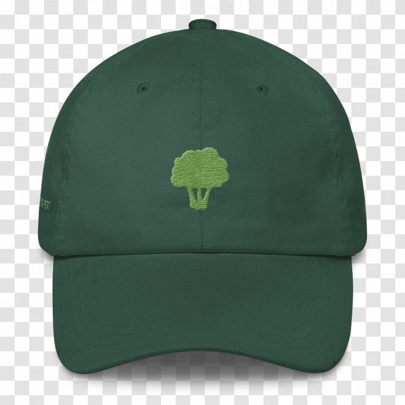 Baseball Cap Broccoli Vegetable Vitamin C Hat - Clover Painted Transparent PNG