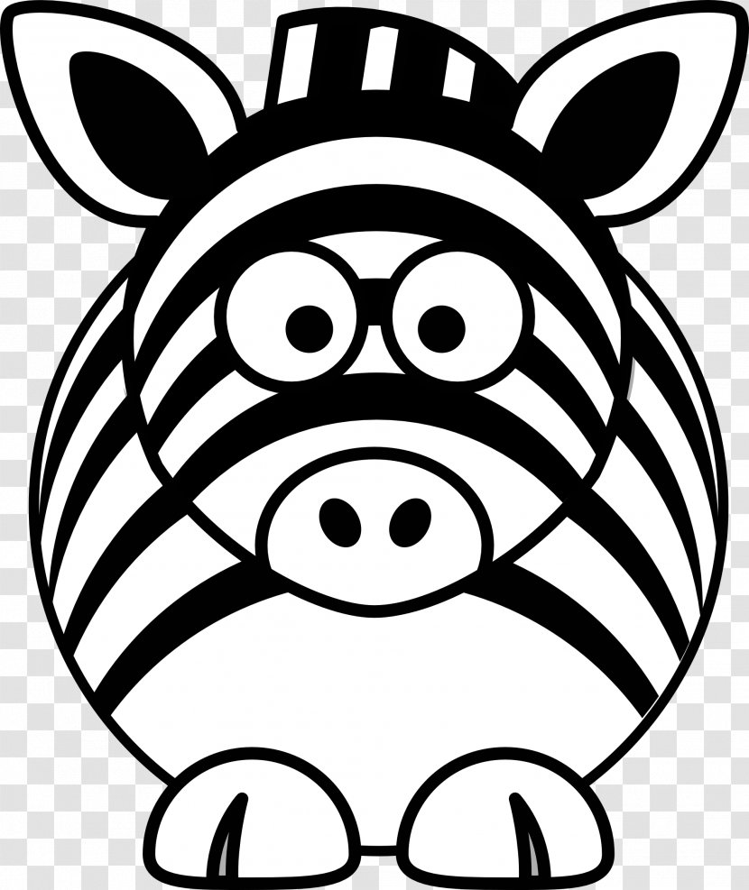 Cartoon Zebra Clip Art - Headgear Transparent PNG