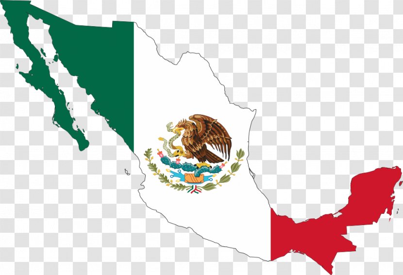 Flag Of Mexico Map Clip Art - Frida Kahlo - Piranha Clipart Transparent PNG