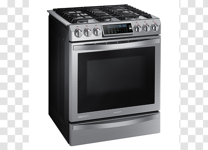 Cooking Ranges Gas Stove Self-cleaning Oven Samsung NY58J9850 Transparent PNG