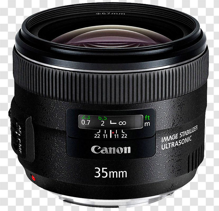 Canon EF Lens Mount EOS 35mm Wide-Angle F/2 IS USM - Ef 50mm - Camera Transparent PNG