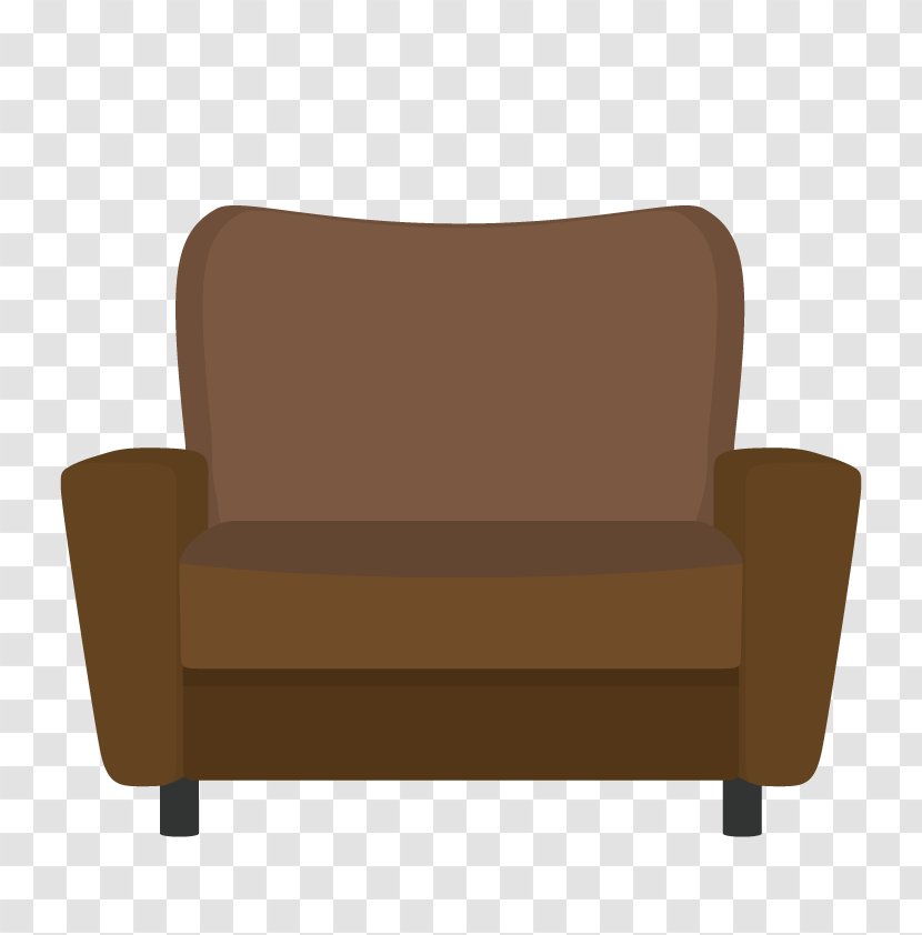 Loveseat Couch Furniture Chair - Vector Armchair Transparent PNG