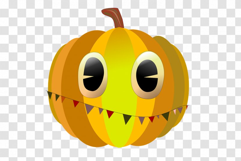 Calabaza Halloween Jack-o'-lantern Pumpkin Kabocha - Smiley - Cute Anthropomorphic Vector Material Transparent PNG