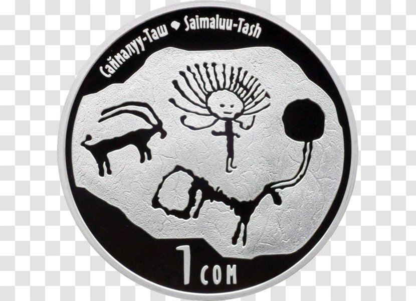 Saimaluu Tash Kirghiz Soviet Socialist Republic Emblem Of Kyrgyzstan Kyrgyzstani Som - Coin Transparent PNG