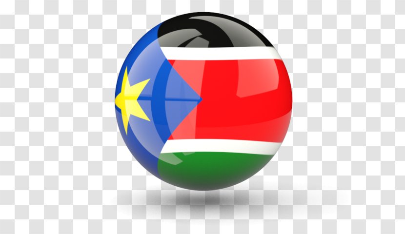 Flag Of South Sudan - Sphere Transparent PNG