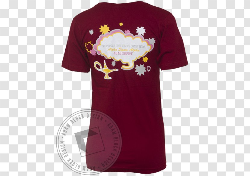 T-shirt Sleeve Logo Font - Maroon - Dreams Come True Transparent PNG