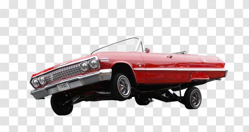 Car Chevrolet Impala Camaro Lowrider - Fullsize - Cartoon Transparent PNG