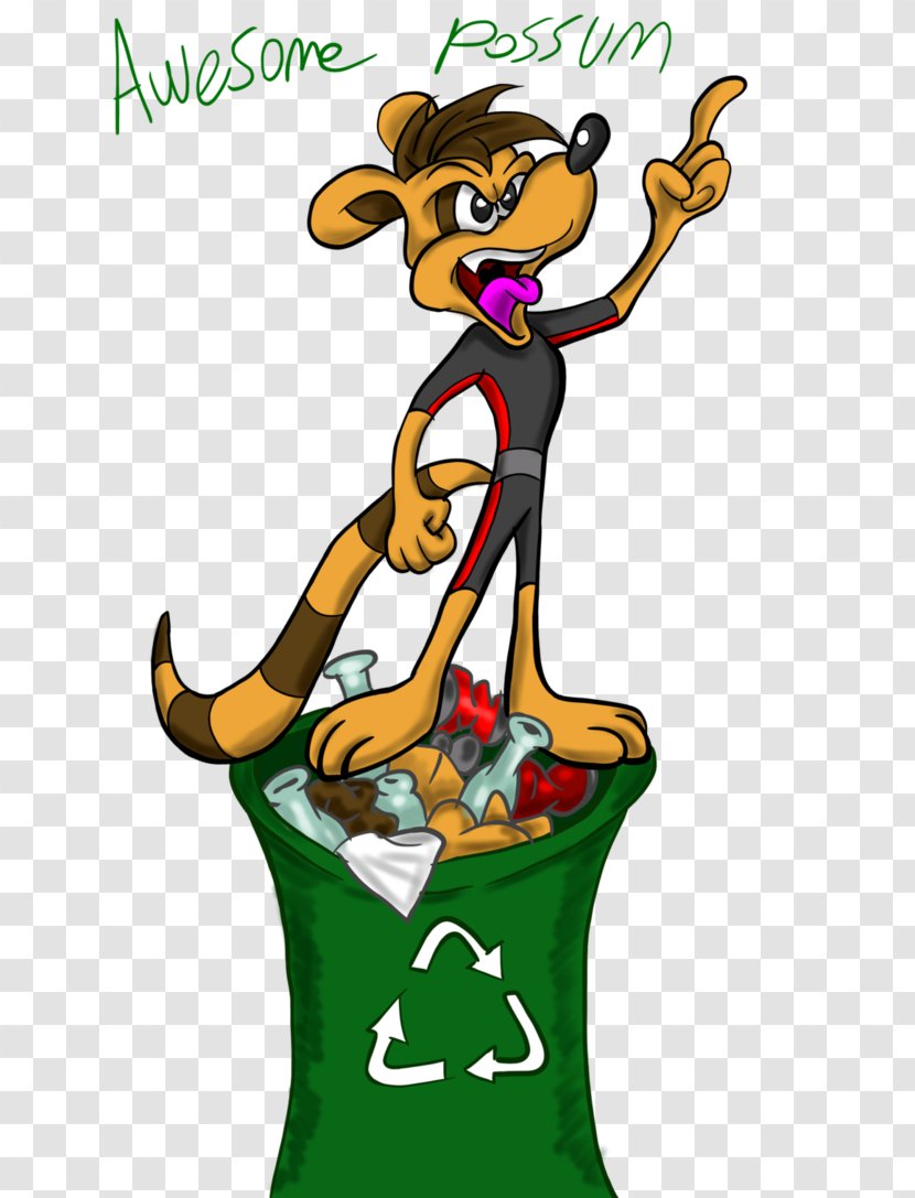 Mascot Cartoon DeviantArt Clip Art - One A Day - Possum Transparent PNG