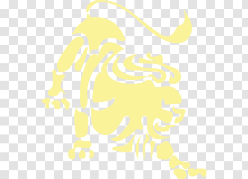 Carnivora Lion Yellow Clip Art - Mammal Transparent PNG