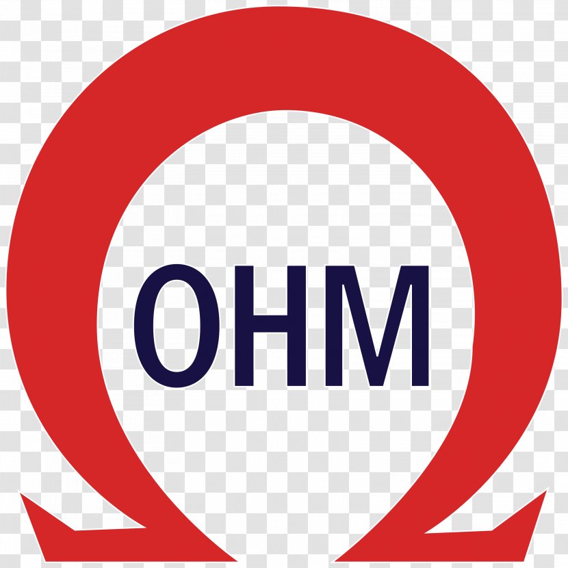 Logo Ohm Resistor Electrical Resistance And Conductance Symbol Transparent PNG