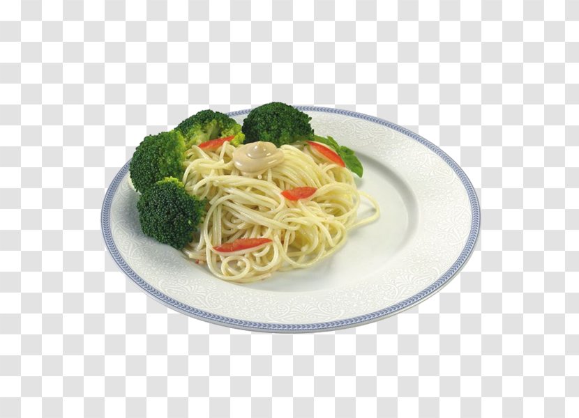 Spaghetti Aglio E Olio Chow Mein Fruit Salad Chinese Noodles Lo - Food - Platter Transparent PNG