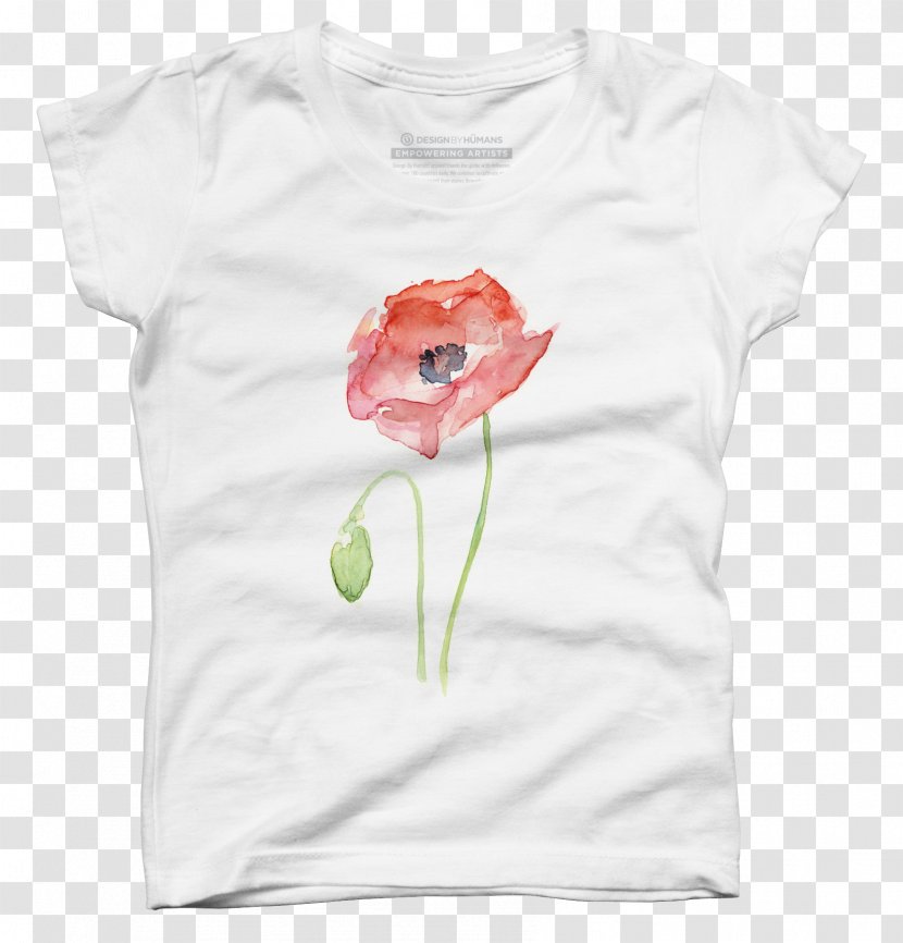 Common Poppy Watercolor Painting Art - Outerwear Transparent PNG