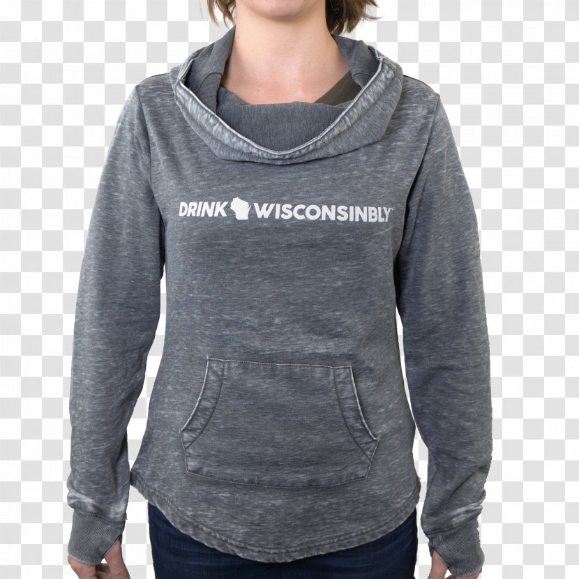Hoodie Long-sleeved T-shirt Bluza - Tshirt - Drink Woman Transparent PNG
