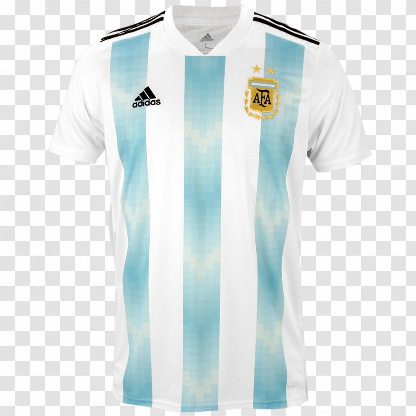 Argentina National Football Team T-shirt 2018 World Cup Adidas - Clothing - Messi Transparent PNG