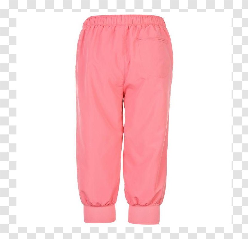 Waist Pink M Pants - Three Quarter Transparent PNG