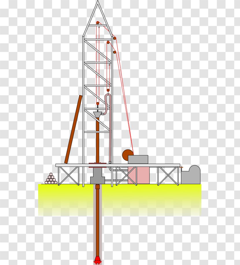 Derrick Oil Platform Petroleum Well Drilling Rig - Forties Field Transparent PNG