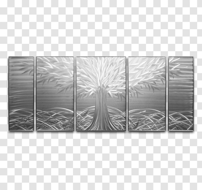 Tree Of Life Metal Silver Transparent PNG