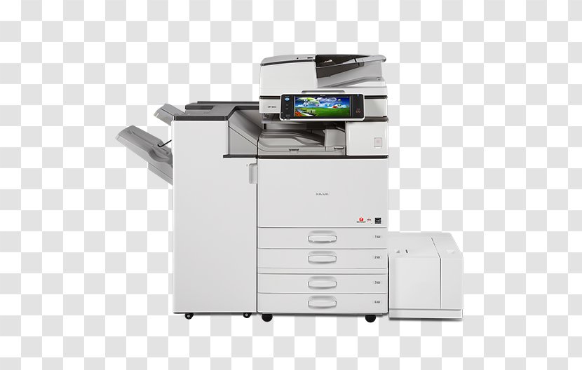Ricoh Multi-function Printer Business Photocopier - Color - Multifunction Transparent PNG