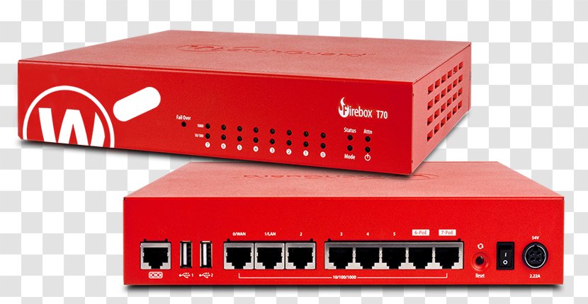 Router WatchGuard Firebox T70 Security WGT Barracuda Networks Virtual Private Network - Heart - Watchguard Technologies Inc Transparent PNG