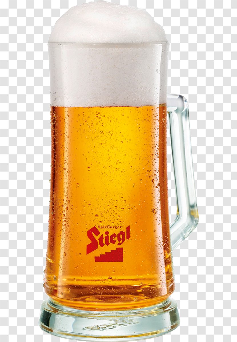 Lager Stiegl Wheat Beer Stein - Pint Glass Transparent PNG