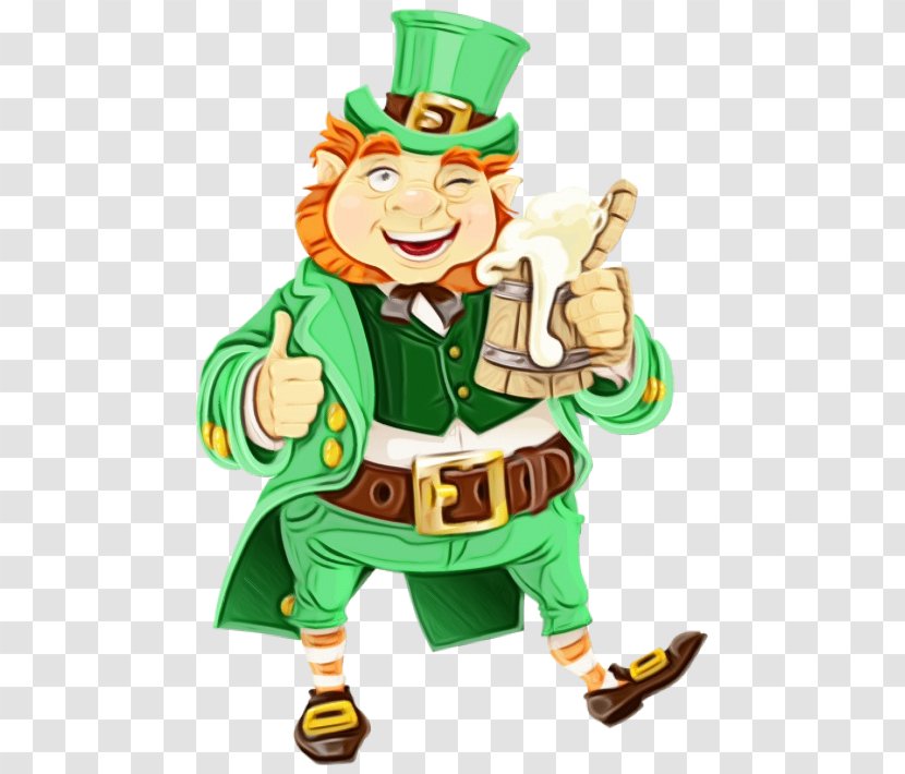 Saint Patricks Day - Patrick - Christmas Elf Cartoon Transparent PNG