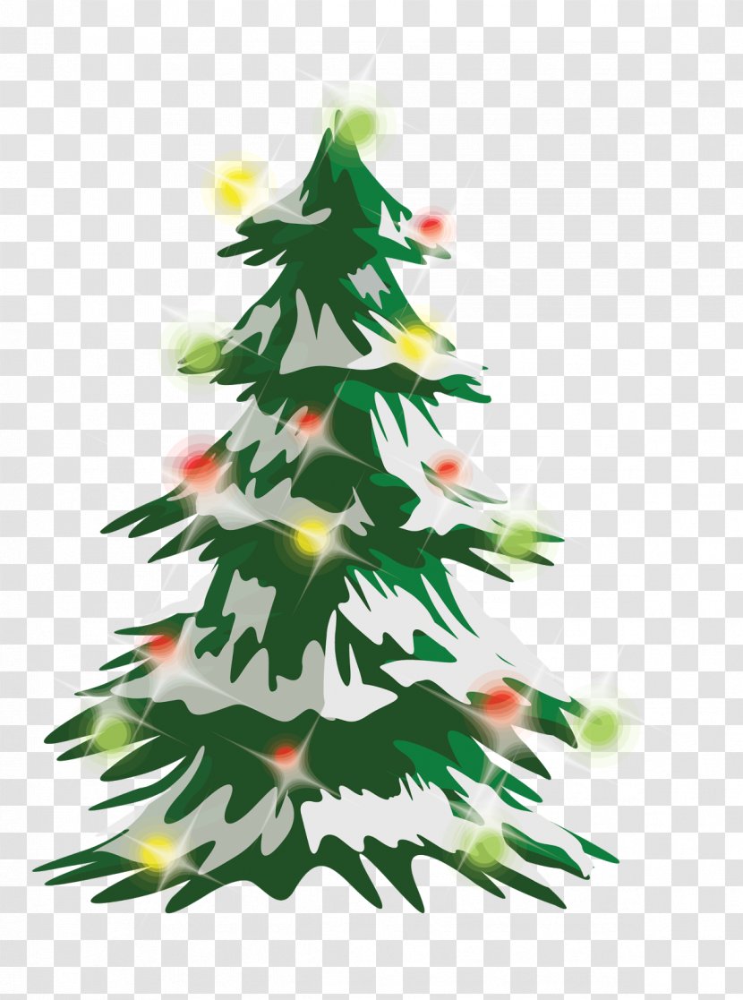 Christmas Tree Drawing - Evergreen - Arboles Transparent PNG