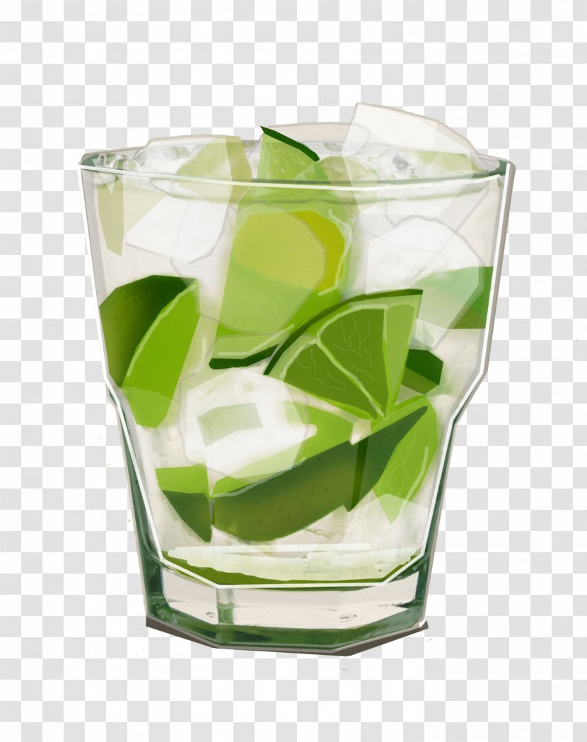 Caipirinha Cocktail Garnish Caipiroska Gin And Tonic - Non Alcoholic Beverage Transparent PNG