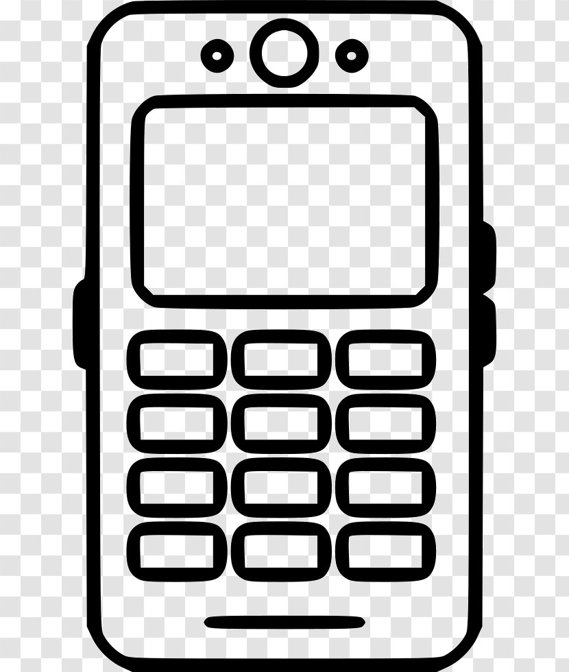 Feature Phone Mobile Phones Numeric Keypads Accessories Cellular Network - Portable Communications Device - Cell Transparent PNG