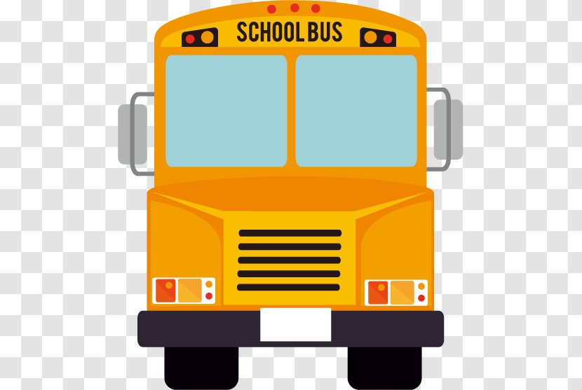 Student Bus School Education - Vector Cartoon Transparent PNG