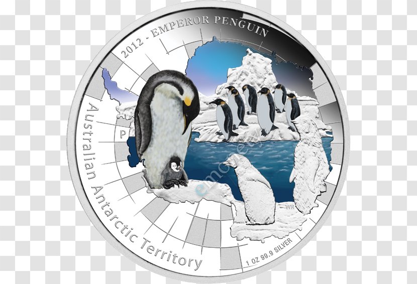 Perth Mint Australian Antarctic Territory Mawson Station Coin - Money - Pinguins Transparent PNG