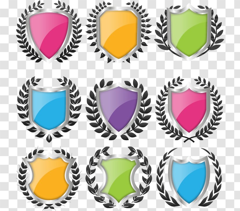 Shield Icon - Antivirus Software - Metal Vector Material Downloaded, Transparent PNG